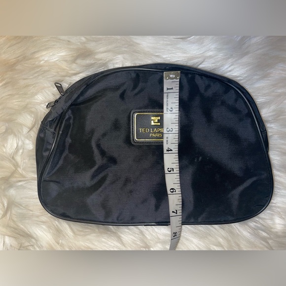 Ted Lapidus, Paris, Makeup Case Black Gold Label 80s - Picture 6 of 9